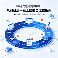 瑞安建站-网站改版注意事项：从调研到平稳上线的全流程指南