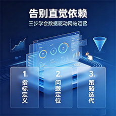 瑞安建站-告别直觉依赖：三步学会数据驱动网站运营