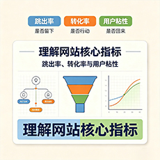 苍南建站-理解网站核心指标:跳出率、转化率与用户粘性