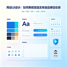 瓯海建站-网站UI设计：如何用视觉语言传递品牌信任感