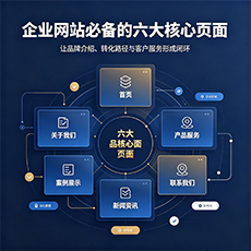 温州建站-企业网站必备的六大核心页面